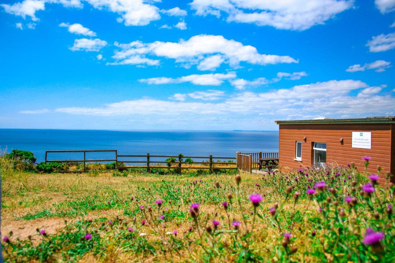 Sunset Sea View Chalet With Hot Tub Torpoint Exterior foto